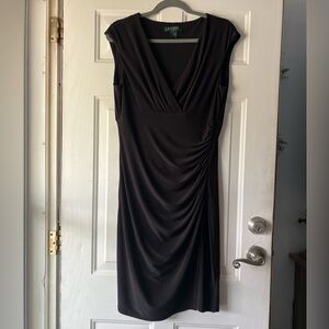 Lauren Ralph Lauren Faux Wrap Dress Size 14 Stretch
Cocktail Capsule Black